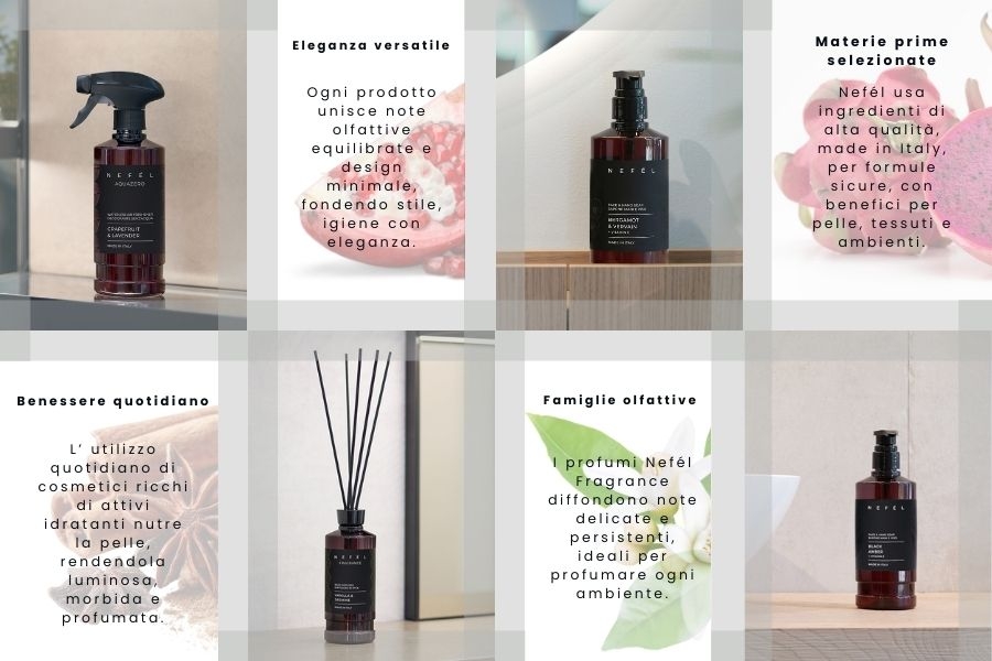 Nefél: Bellezza, Benessere e Profumazione Ambienti Made in Italy