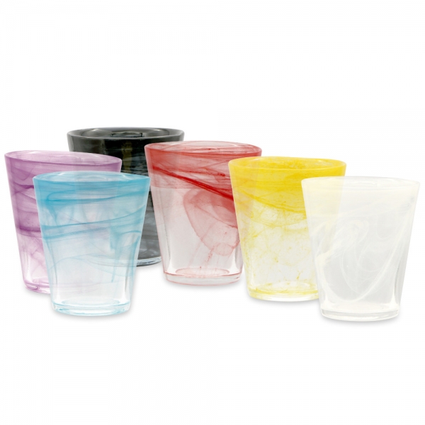 Bicchiere Acqua Nero Kosmo Aria cl 28