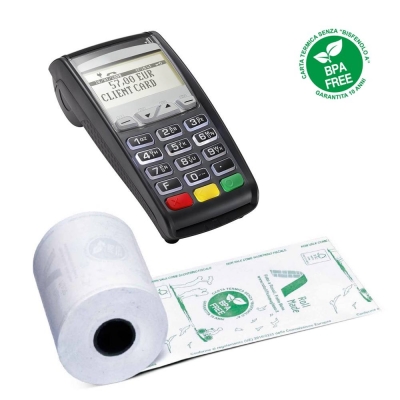Rotolo termico per Pos e Carte di Credito - 57 mm x 18 m