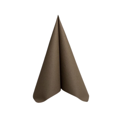 Tovagliolo Light Cacao - Carta a secco - cm 40x40 - Tovagliolo unito