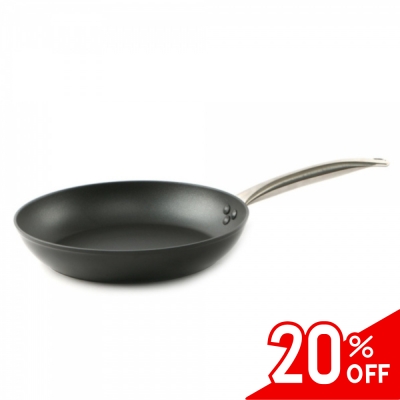 Padella Nera Antiaderente cm 30 - Manico Tubolare Inox - Perfect Chef