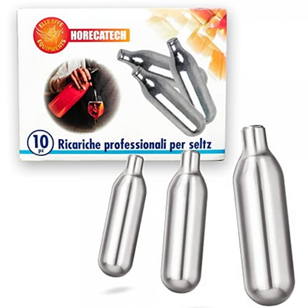 Bomboline Ricariche Professionali per Sifone Seltz - Confezione 10 pezzi - universali