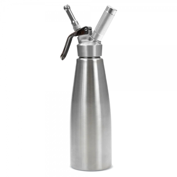 Sifone Acciaio 1L - 3 Ugelli Inox per panna e spume