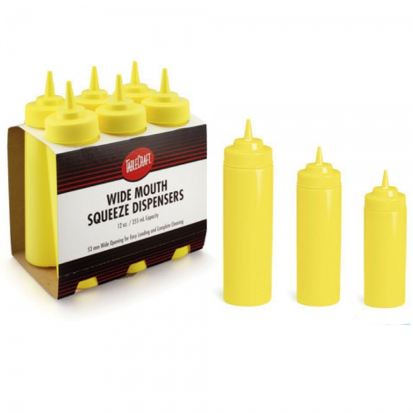 Dispenser Base Larga Giallo 354 ml &ndash; 6 Pezzi