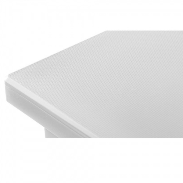 Tagliere Polietilene con Fermi 60&times;40&times;2 Bianco | Professionale