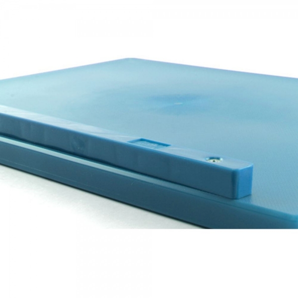 Tagliere Polietilene con Fermi 60×40×2 Blu | Professionale