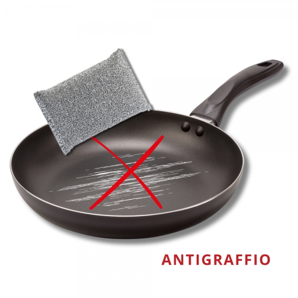 Spugna Antigraffio per Pentole, Padelle Antiaderenti e piani cottura in vetroceramica – Set da 2 Pezzi