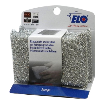 Spugna Antigraffio per Pentole, Padelle Antiaderenti e piani cottura in vetroceramica – Set da 2 Pezzi