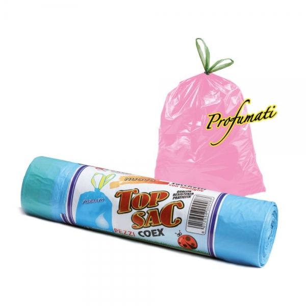 Sacchi Immondizia Profumati Celeste