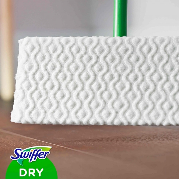 Ricarica Swiffer Dry Maxi 12 Panni Catturapolvere per Pavimenti Lisci e Parquet