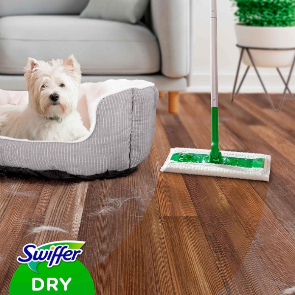 Ricarica Swiffer Dry Maxi 12 Panni Catturapolvere per Pavimenti Lisci e Parquet