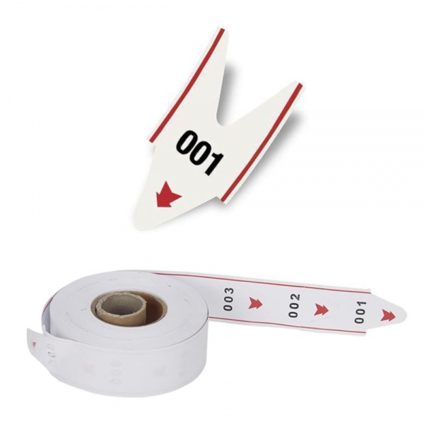 Rotolo Eliminacode Rosso