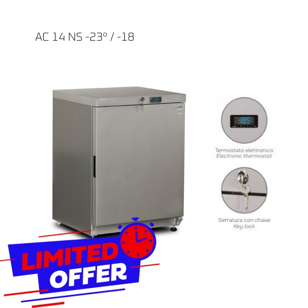 Armadio Refrigerato – +23°/-18°C | 89 L Netti | Silver