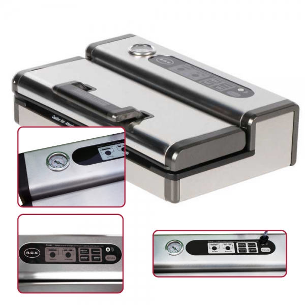 Macchina Sottovuoto RGV S30 con Doppia Barra Saldante 31 cm