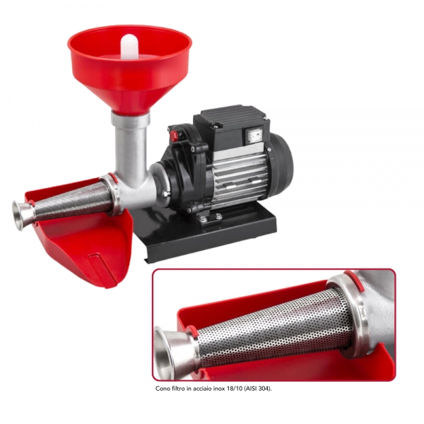 Passapomodoro Elettrico RGV New Pommi 450W – Spremipomodoro Semi Professionale