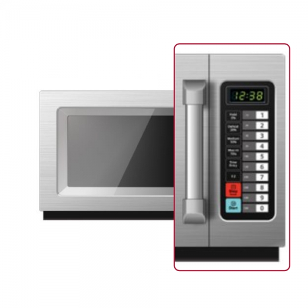 ProdottoForno Microonde Professionale RGV FD1025 NEW 1000W – 25 Litri con Piatto Fisso