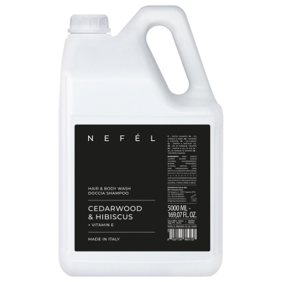 Doccia/Shampoo Nefel – Cedarwood & Hibiscus 5 lt