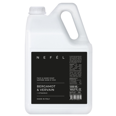 Sapone Viso e Mani Nefel – Bergamot & Vervain 5 lt