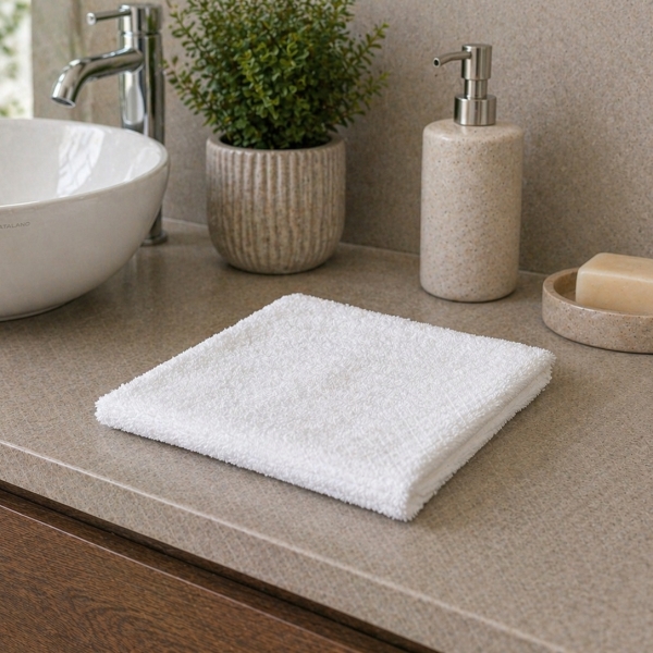 asciugamano-oLavette 30x30 Spugna Bianca ZELDA 400 gr/mq – Confezione da 50spite-40x60-cm-bianco-in-spugna-500-grmq-set-12-pezzi-san-diego