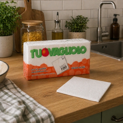Tovaglioli 33x33 cm Monovelo in Cellulosa – 100 Pezzi