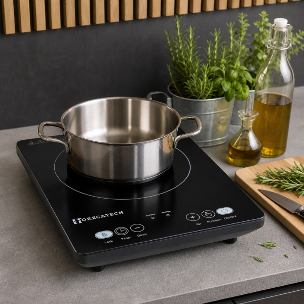 Piastra a Induzione Digitale Horecatech RS660 2000 W