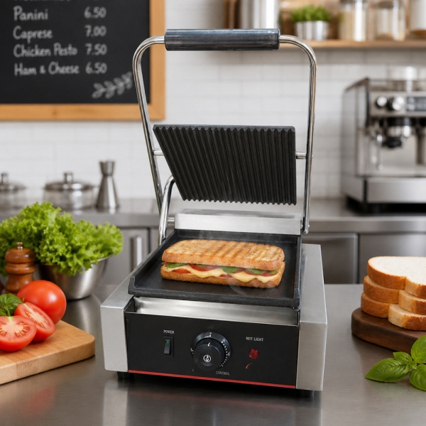 Piastra per Panini Singola Horecatech RS571 Professionale