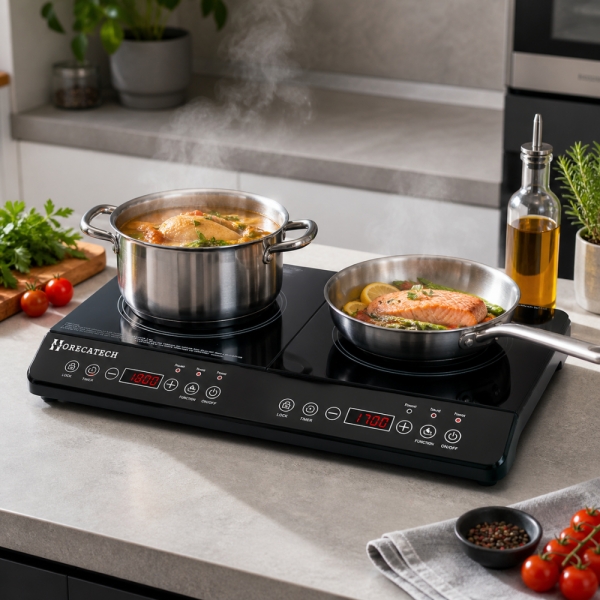 Piastra a Induzione Digitale Bizona Horecatech RS686 3500 W