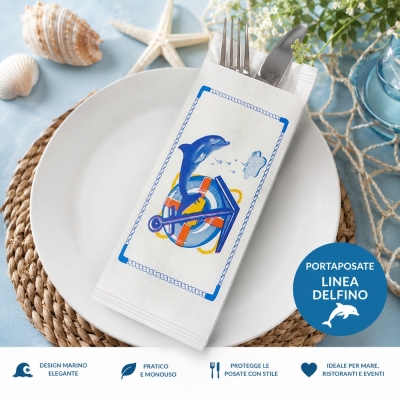 Portaposate Linea Delfino Monouso – Cartone da 500 pezzi