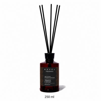 Profumatore per Ambiente a Bastoncini Nefèl – TOBACCO & WHISKY 250 ml