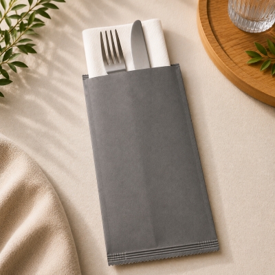 Portaposate in Carta Paglia Grigio