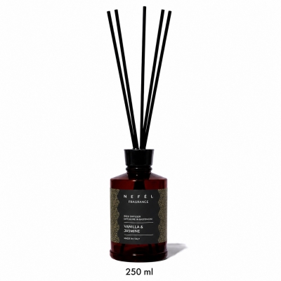 Profumatore per Ambiente a Bastoncini Nefèl – VANILLA & JASMINE 250 ml