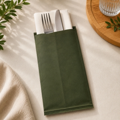 Portaposate in Carta Paglia Verde