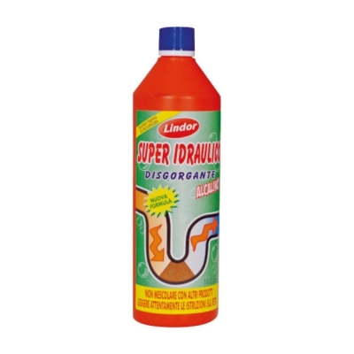 Disgorgante Super Idraulico - Alcalino - Lindor - 1.5 LT