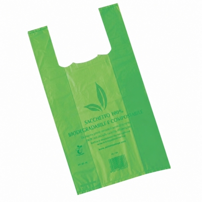 Busta Compostabile 24+12x40 BioFor Evergreen