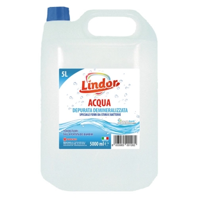 Lindor Acqua Demineralizzata 5 Litri