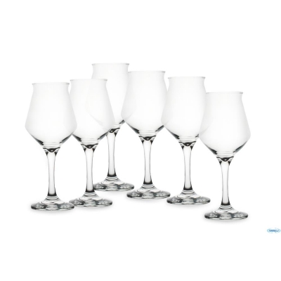 Borgonovo Bier Sommelier calici birra 40 cl, set 6 in scatola litografata